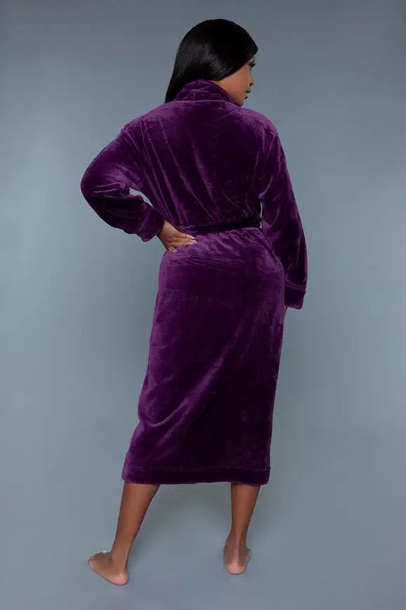BeWicked's Helena Plush Robe is designed for adjustable comfort and cozy wear.