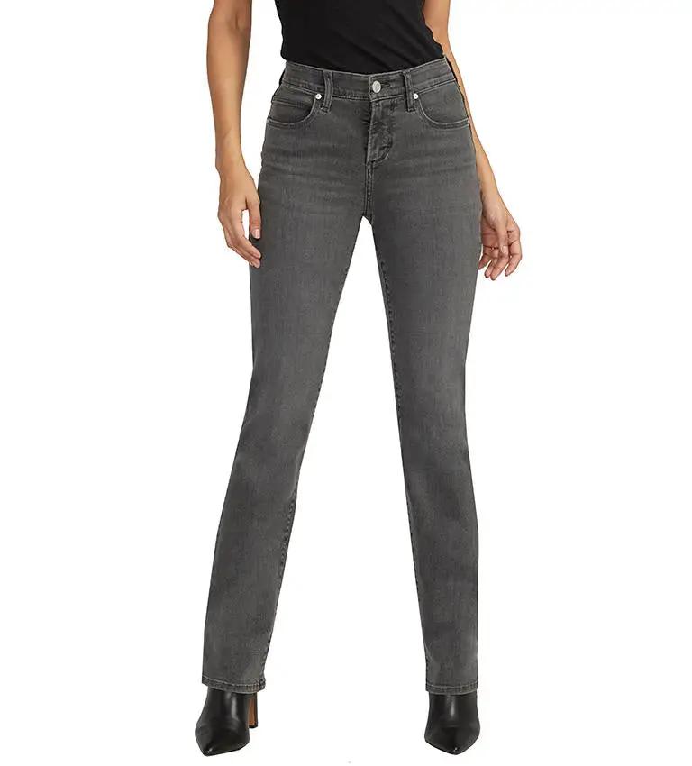 A woman wearing Jag's Eloise Boot Cut Jeans.