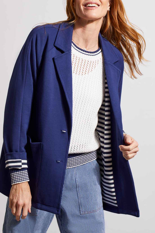 Long Sleeve Lined Coat Tribal Strike The Pose