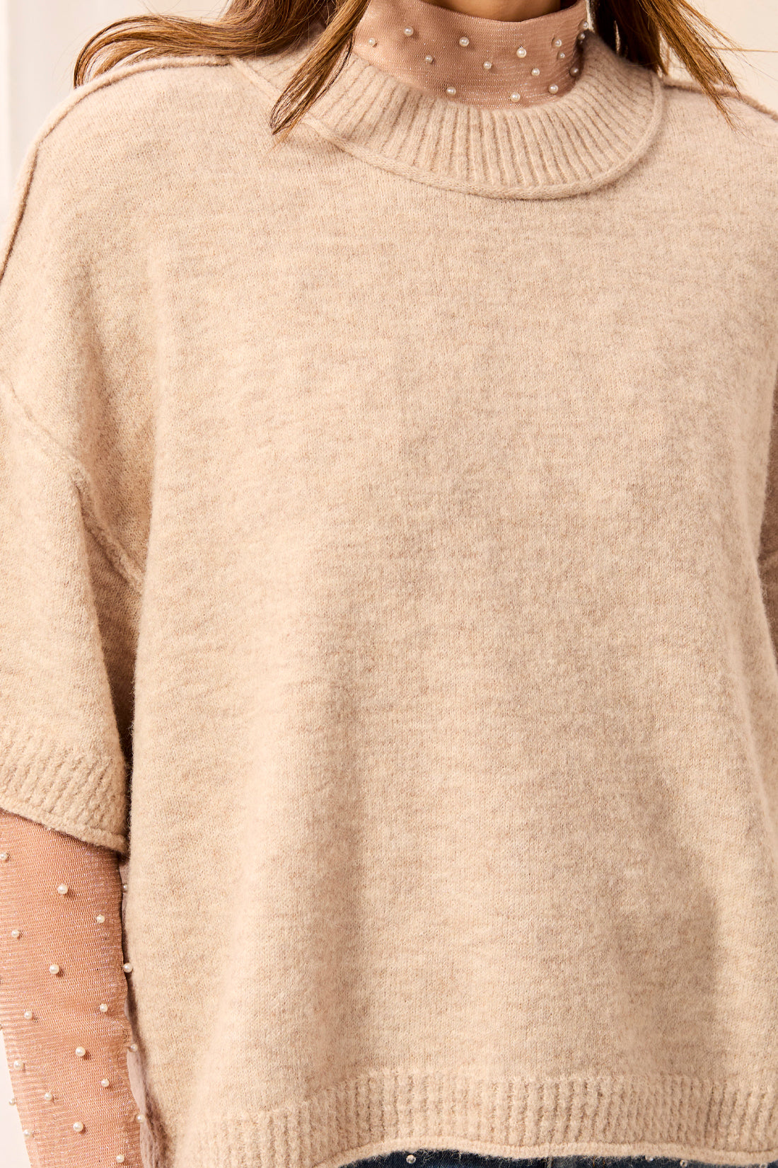 LOFTY ELBOW CREW NECK