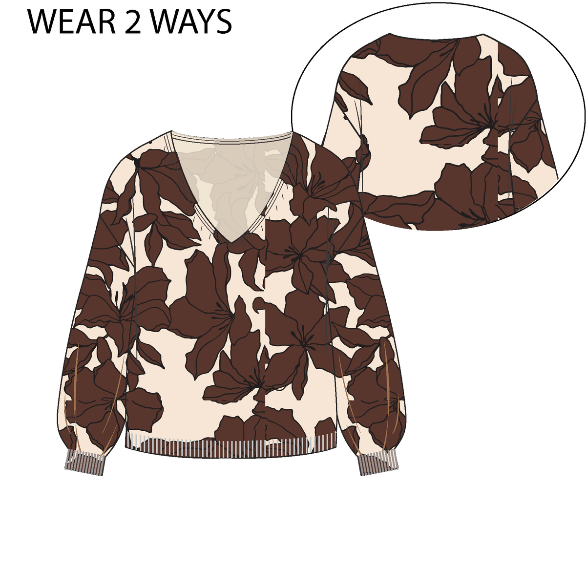 FRONT TO BACK SWEATER