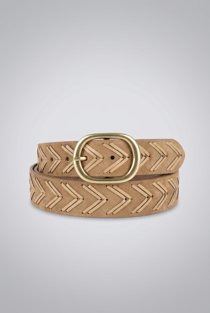 MACKENZIE SUEDE LEATHER BELT