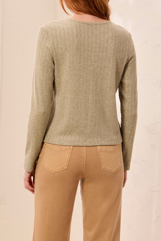 CREW NECK CARDI