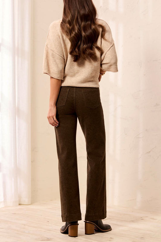 EMBOSSED FABRIC PANT