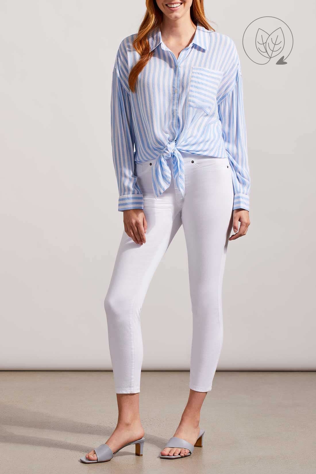 Eco Friendly Pull-On Audrey Ankle Jegging Tribal Strike The Pose