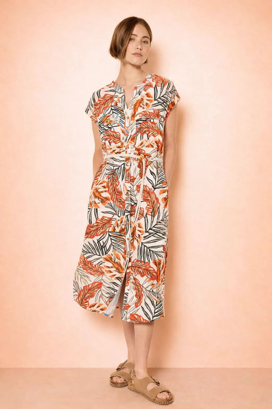 Safari Button up Dress