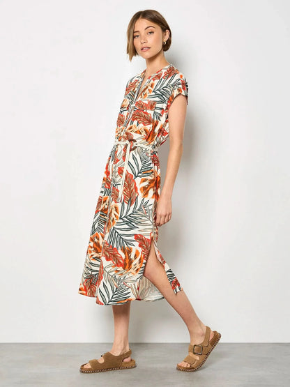 Safari Button up Dress