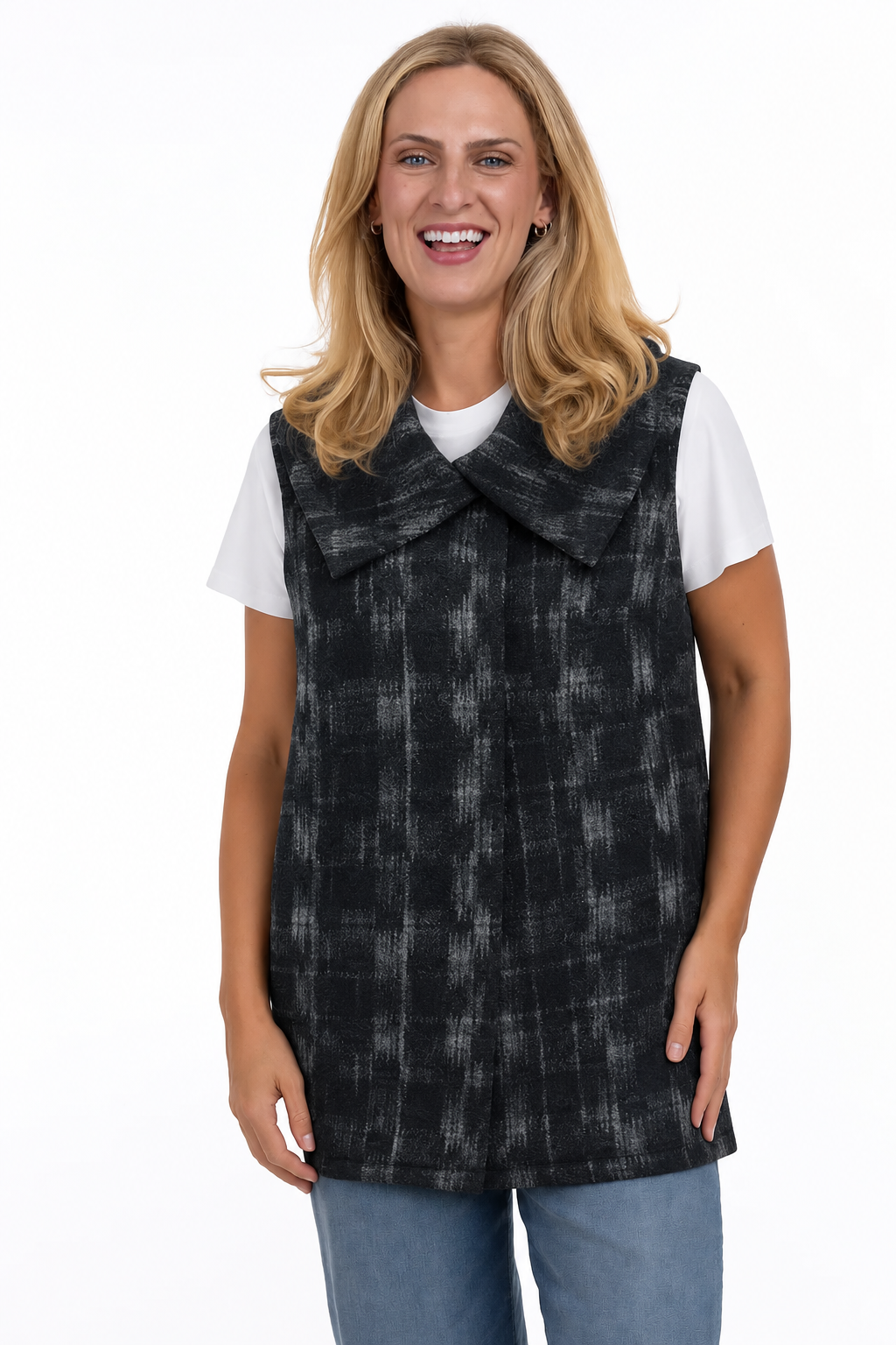 Kiara Plaid Vest
