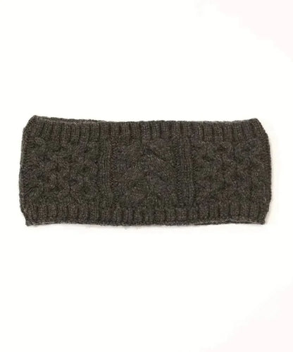 An Echo New York Recycled Wishbone Cable Headband on a white background.