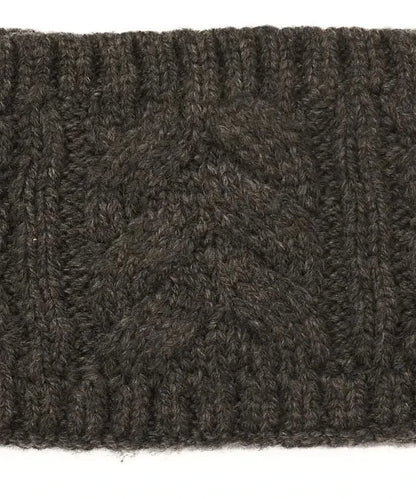 An Echo New York Recycled Wishbone Cable Headband on a white background.