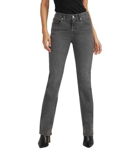 A woman wearing Jag's Eloise Boot Cut Jeans.