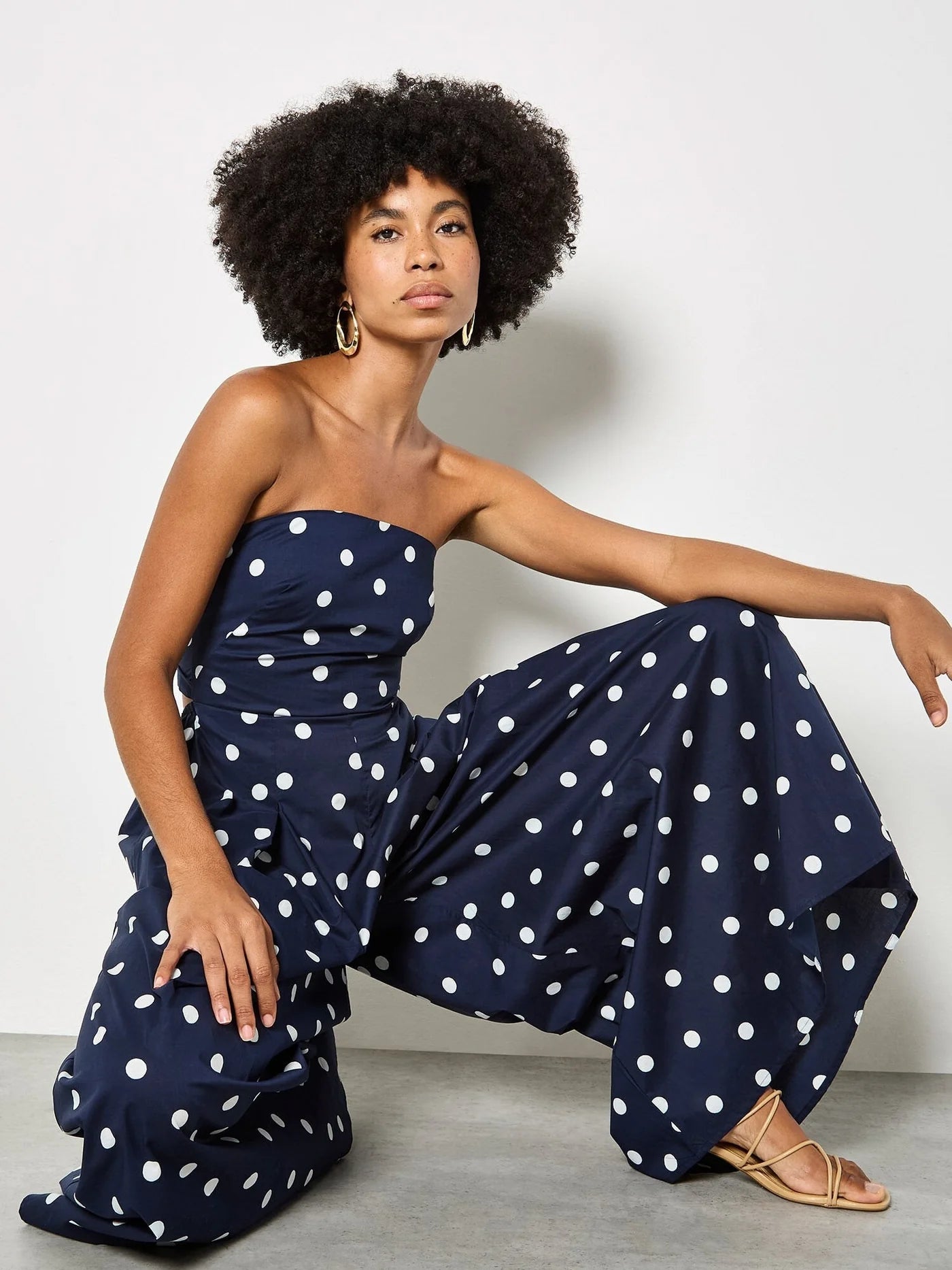 Sleeveless Wide Leg Jumpsuit
