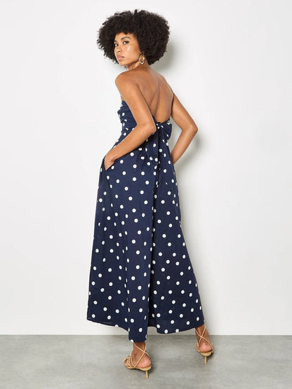 Sleeveless Wide Leg Jumpsuit