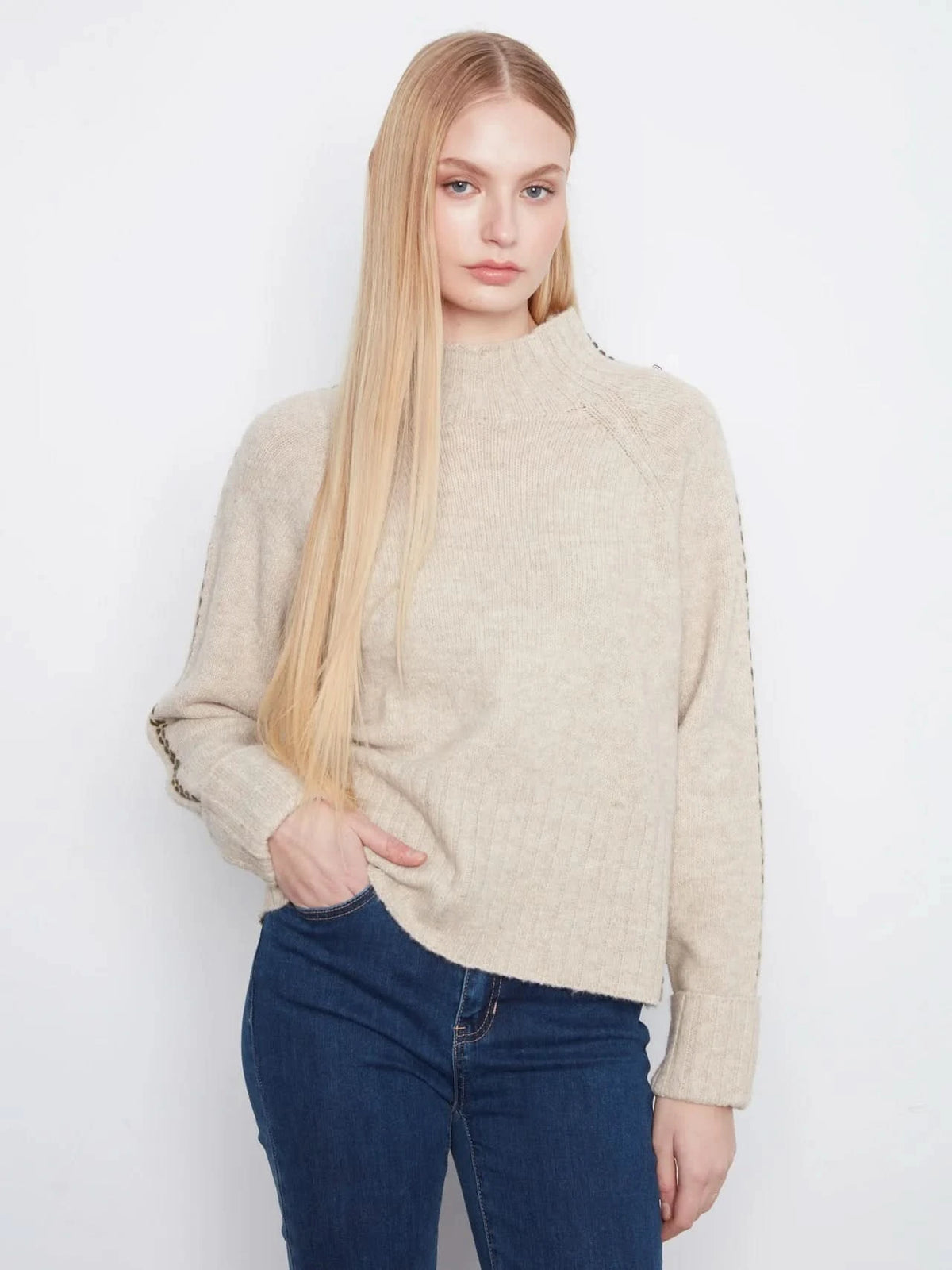 Mock Neck Sweater