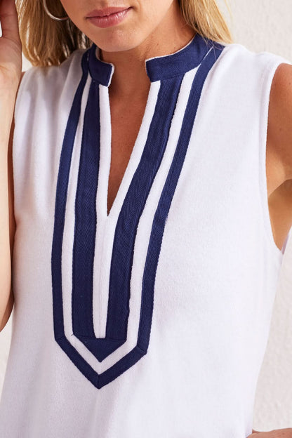 Sleeveless Cover up Dress Tribal Strike The Pose