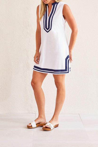Sleeveless Cover up Dress Tribal Strike The Pose