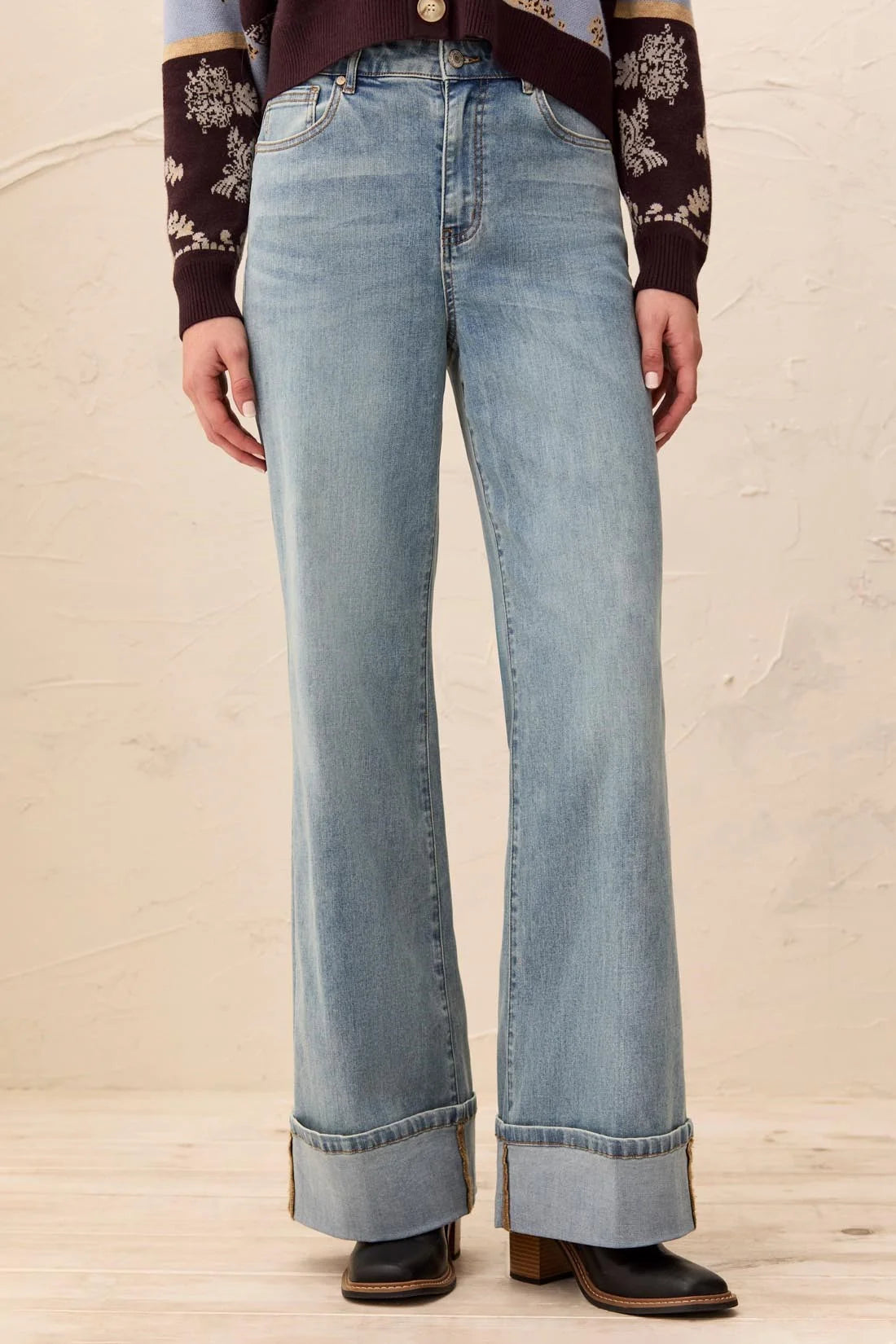 BROOK PALAZZO DENIM