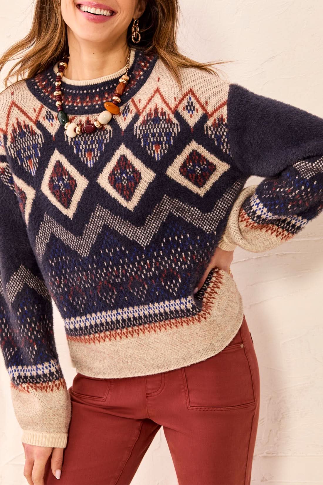 SAPPHIRE MOCK NECK