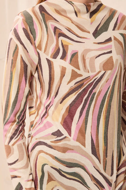 FUNNEL NECK TOP
