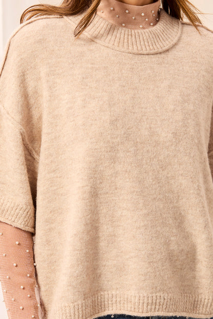 LOFTY ELBOW CREW NECK
