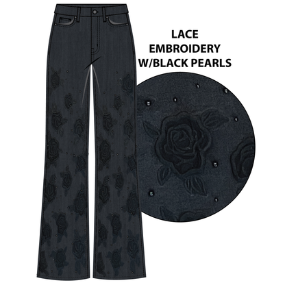 AUDREY DENIM PALAZZO