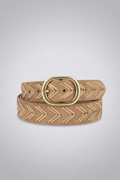 MACKENZIE SUEDE LEATHER BELT