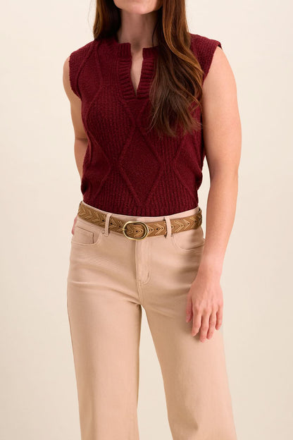 MACKENZIE SUEDE LEATHER BELT
