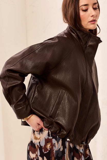 MOCK NECK JACKET