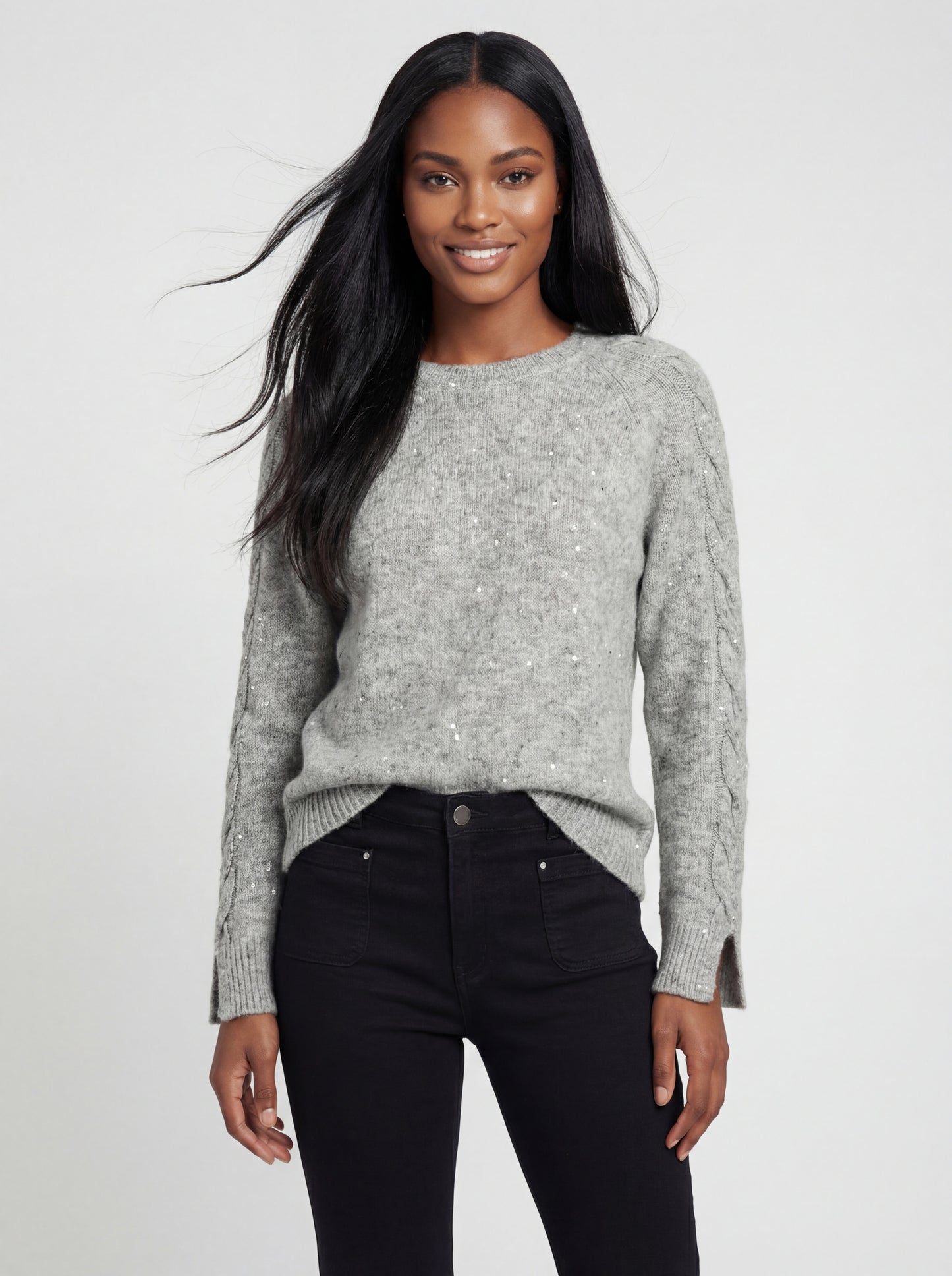 Crystal Embellished Sweater