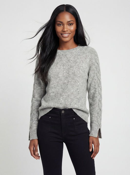 Crystal Embellished Sweater