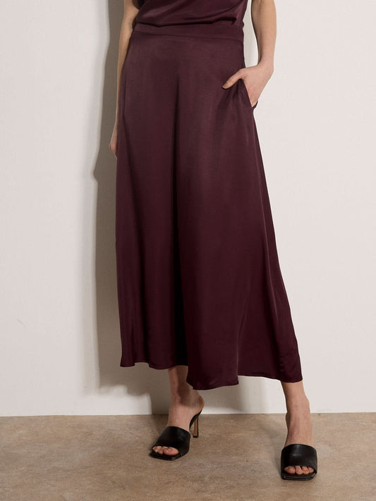 SATIN MAXI SKIRT