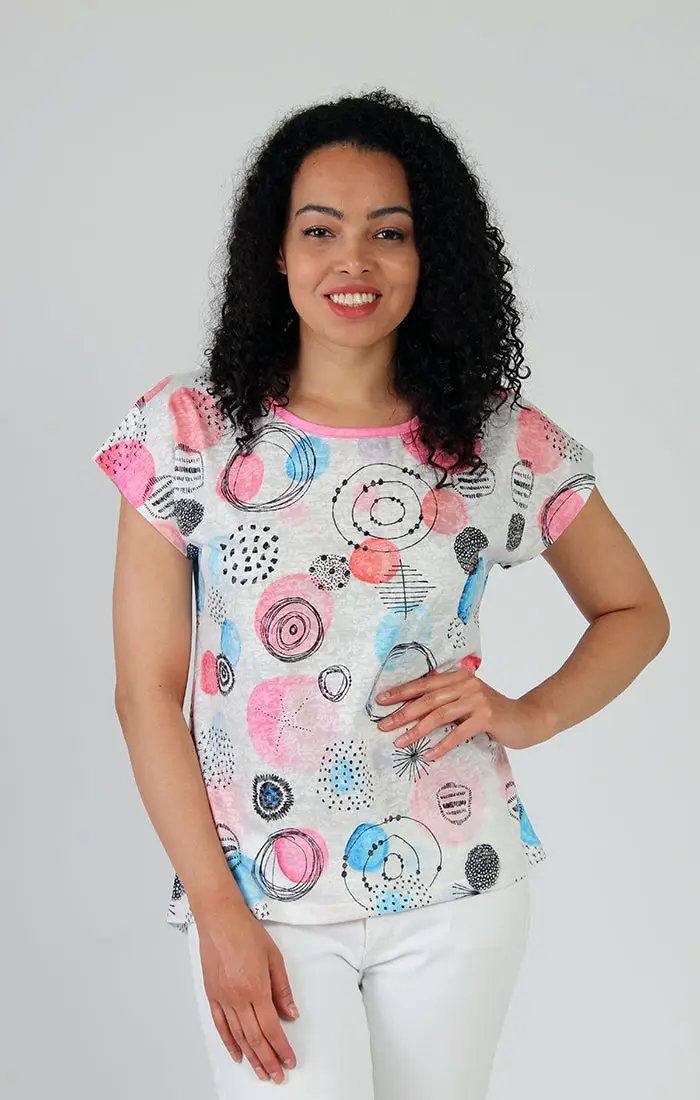 Doodle Burnout Short Sleeve Tee Fresh FX Strike The Pose