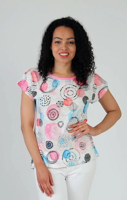 Doodle Burnout Short Sleeve Tee Fresh FX Strike The Pose