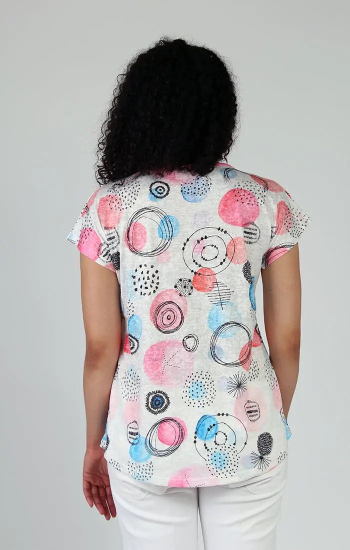 Doodle Burnout Short Sleeve Tee Fresh FX Strike The Pose