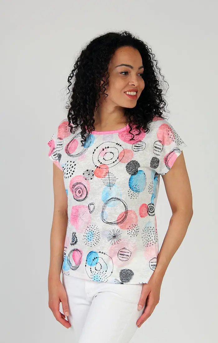 Doodle Burnout Short Sleeve Tee Fresh FX Strike The Pose